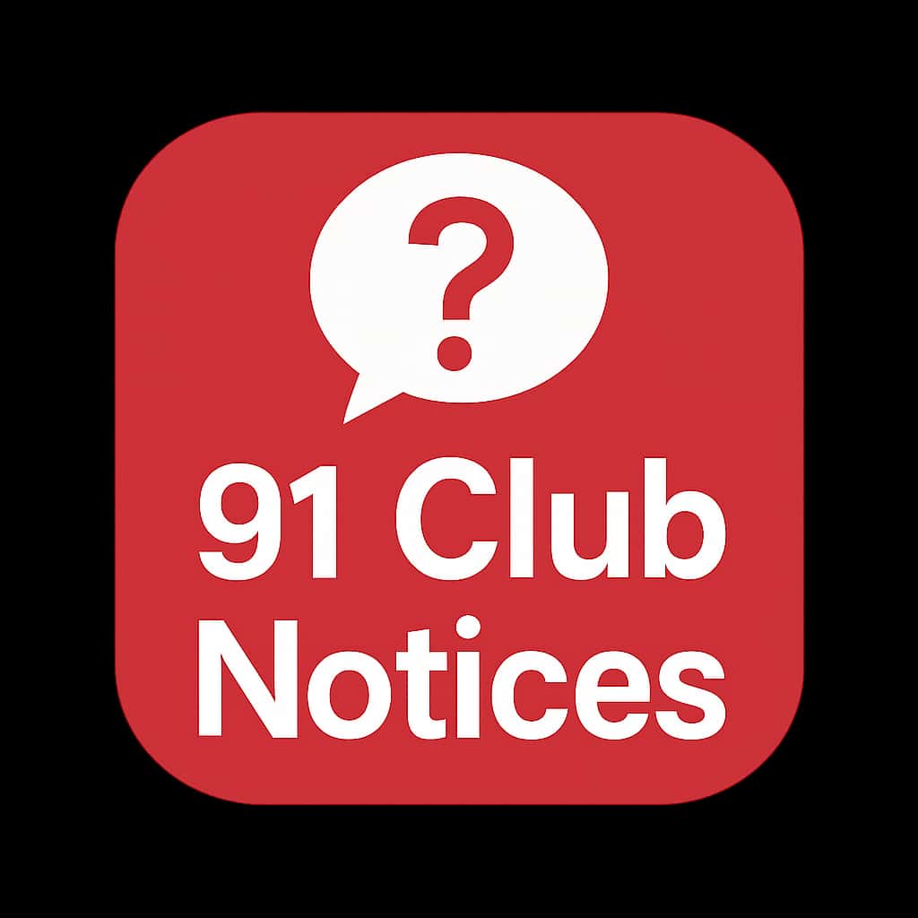 Icon representing 91 Club Notices
