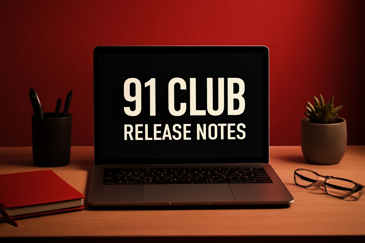 An informative scene illustrating the 91 Club Release Notes.