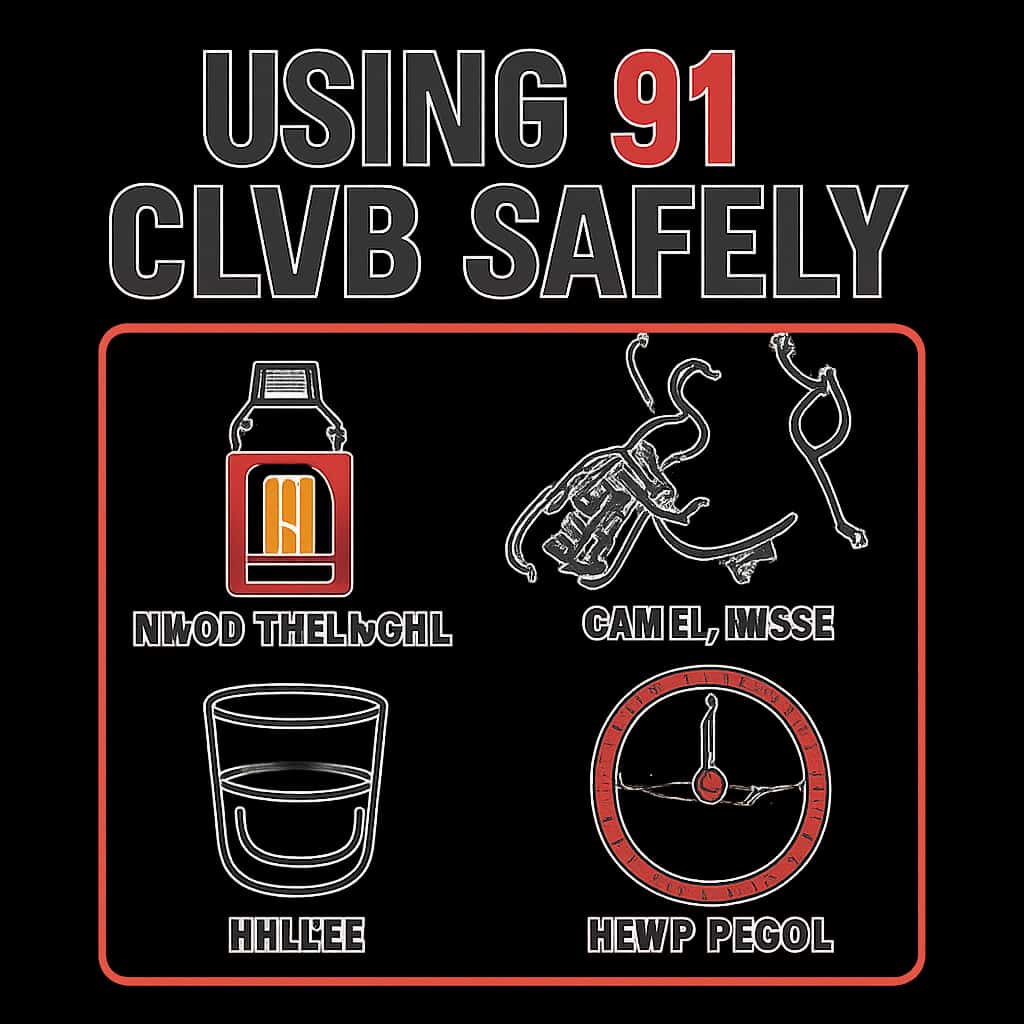 A diagram showing steps for securing an account on 91 Club.